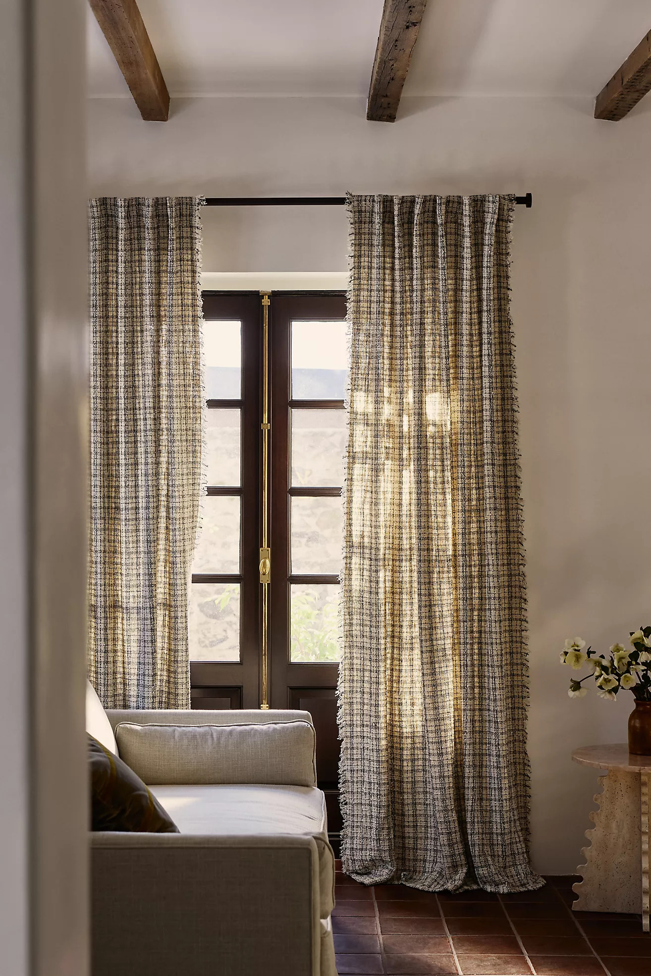 Verity Tweed Cotton Curtain | Anthropologie (US)