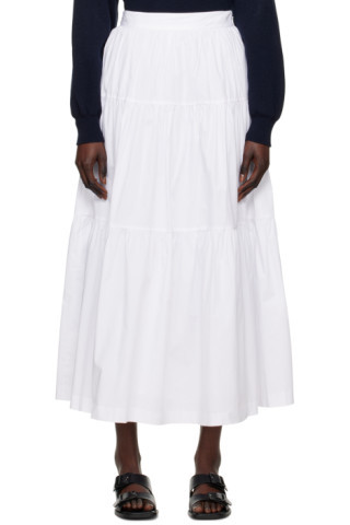 White Sea Midi Skirt | SSENSE