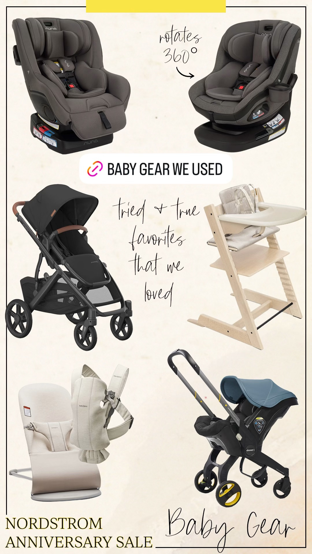 Baby gear we owned + loved included in the Nordstrom Sale 

NSale, stroller, baby must have

#LTKKids