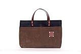 Waxed Canvas and Leather Briefcase Tote Bag - Large Carryall Purse for Men and Women - Perfect Gift  | Amazon (US)