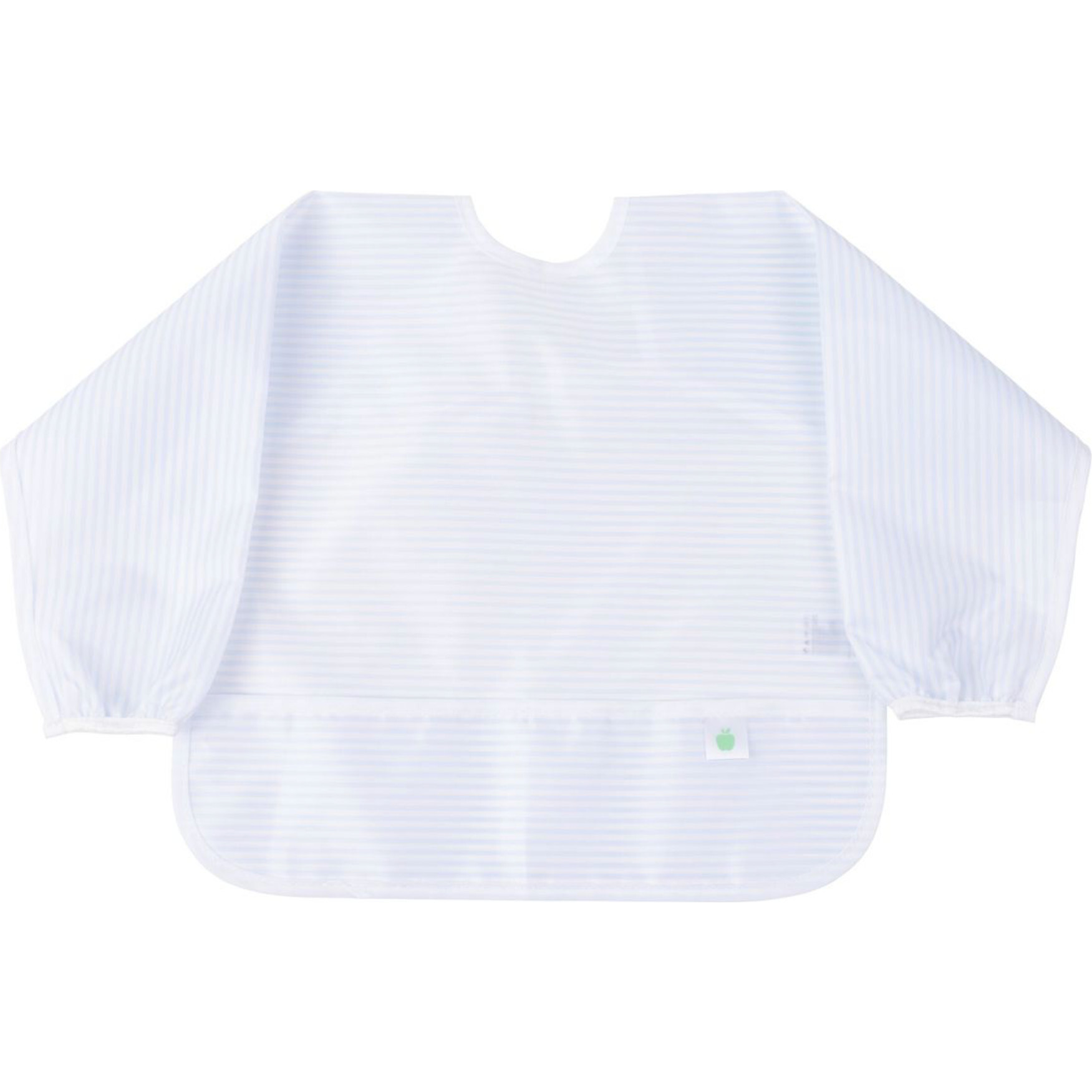The Cover Everything Infant Bib, Blue Stripe | Maisonette
