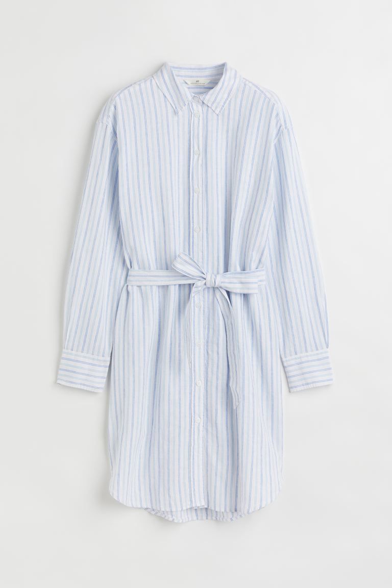 Linen-blend Shirt Dress | H&M (US)