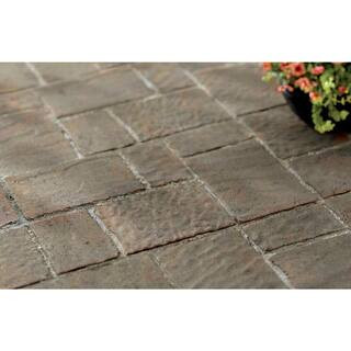 Oldcastle 15.75 in. x 15.75 in. x 2 in. Four Cobble Harbor Concrete Step Stone 10150472 - The Hom... | The Home Depot