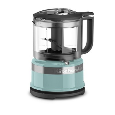 KitchenAid 3.5-Cup Food Chopper - Aqua Sky: Small Food Processor, 2 Speeds, Stainless Steel Blades, Dishwasher-Safe Parts | Target