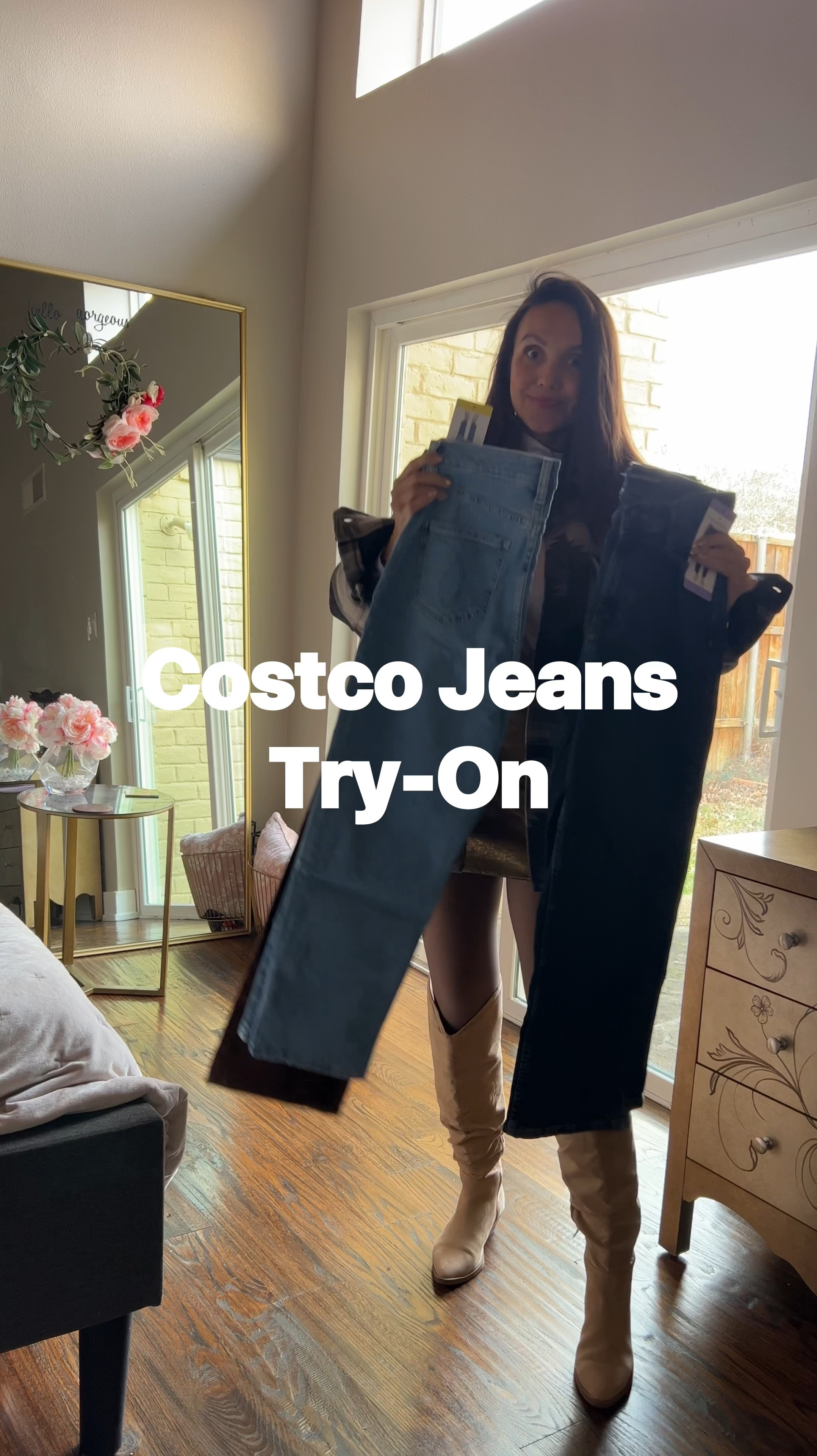 Costco Jean Try/on! Okay Costco these were so cute!! #jeans, style over 40