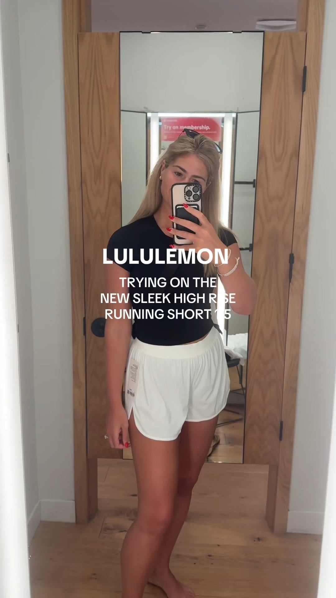 lululemon running shorts try on thick thigh and booty approved I’m wearing a L 

#LTKActive #LTKMidsize