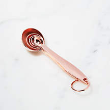 Copper Measuring Spoons, Set of 4 + Reviews | Crate & Barrel | Crate & Barrel