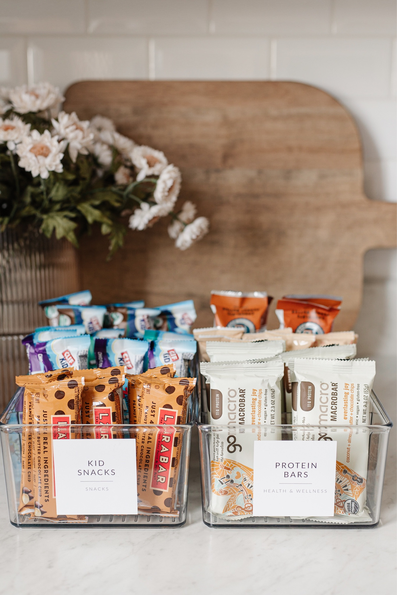 Granola bar storage organizer and modern pantry labels

#LTKSeasonal #LTKunder100 #LTKhome