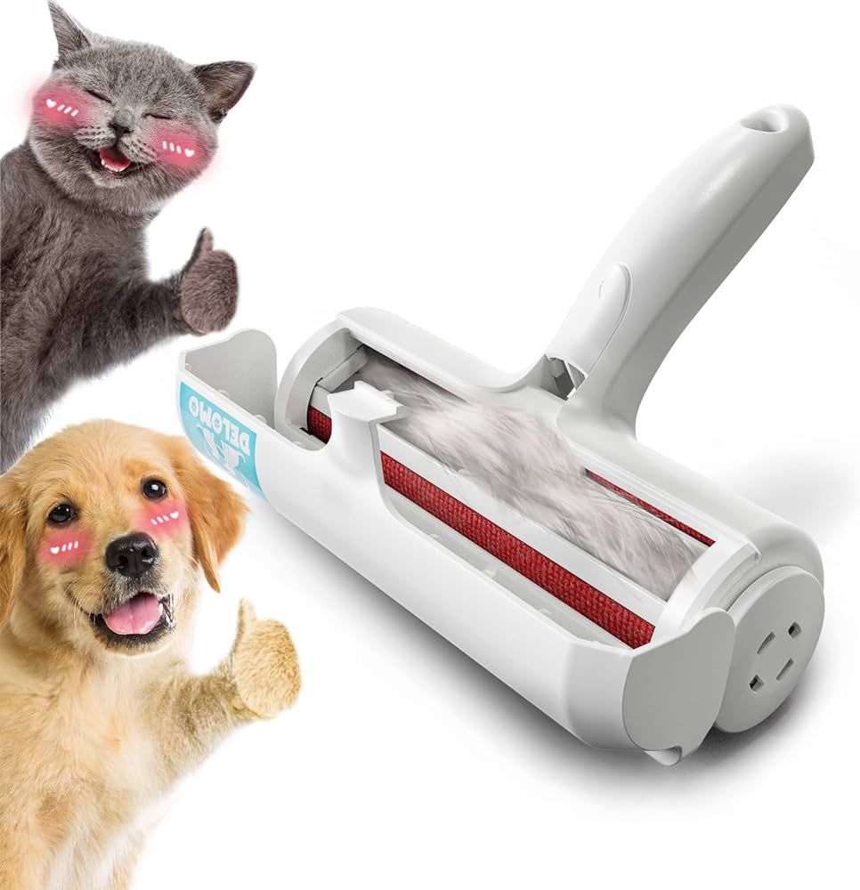 DELOMO Pet Hair Remover - Lint Roller for Pet Hair - Cat and Dog Hair Remover for Couch, Furnitur... | Amazon (US)