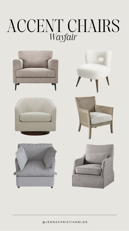 Accent chairs, all from Wayfair.






Accent chairs, neutral accent chairs, home furniture, wayfair furniture 

#LTKHome #LTKStyleTip