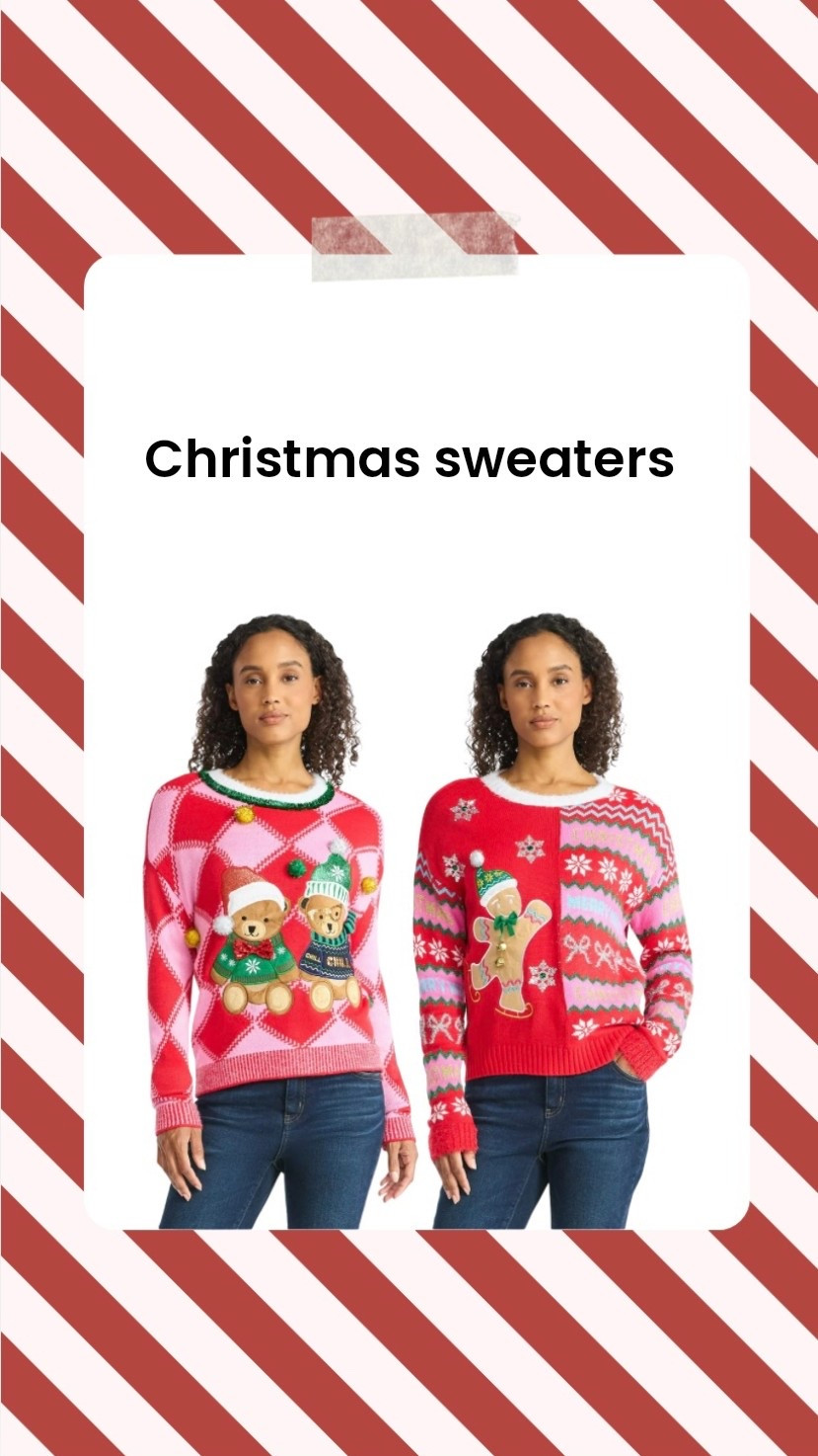 Christmas sweaters from Walmart! 

#LTKootd #LTKSeasonal #LTKHoliday