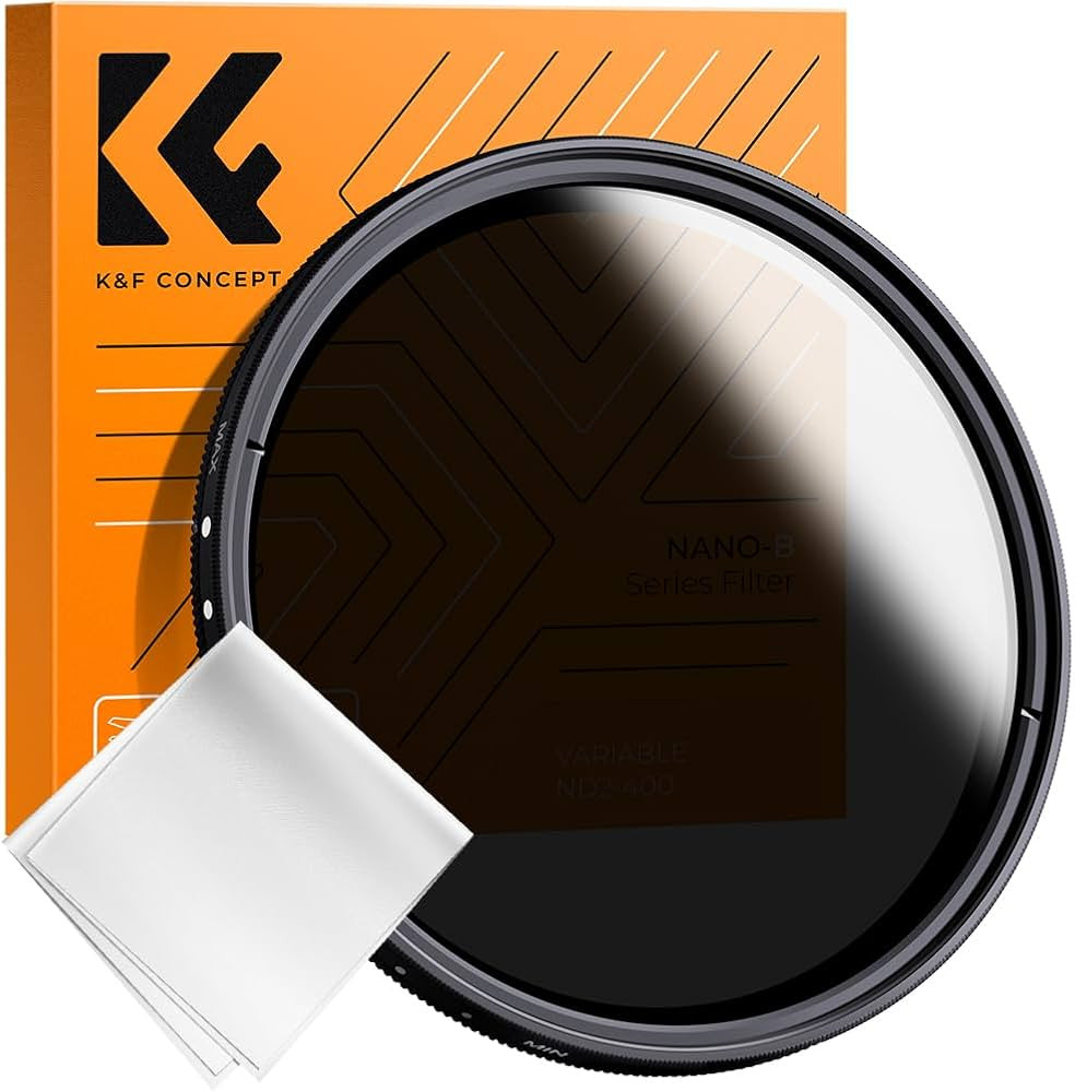 K&F Concept 40.5mm Neutral Density Filter, 40.5mm Slim Variable Fader ND Filter Adjustable ND2 to... | Amazon (US)