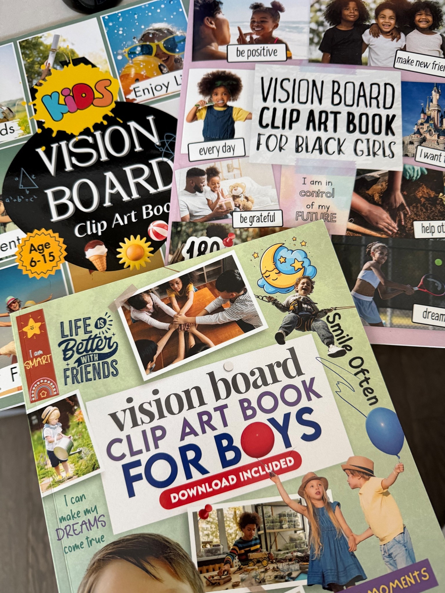 Vision board books for the kids 

#LTKmomlife #LTKKids