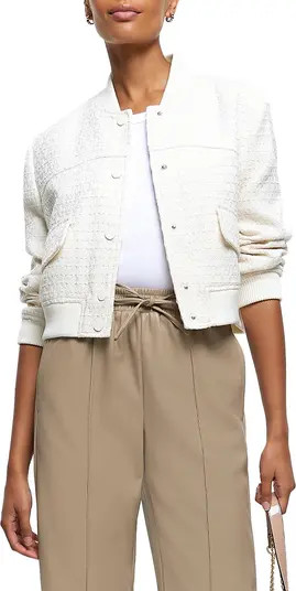 Bouclé Bomber Jacket | Nordstrom