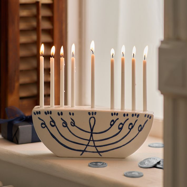 Russ & Daughters Ceramic Menorah | West Elm (US)