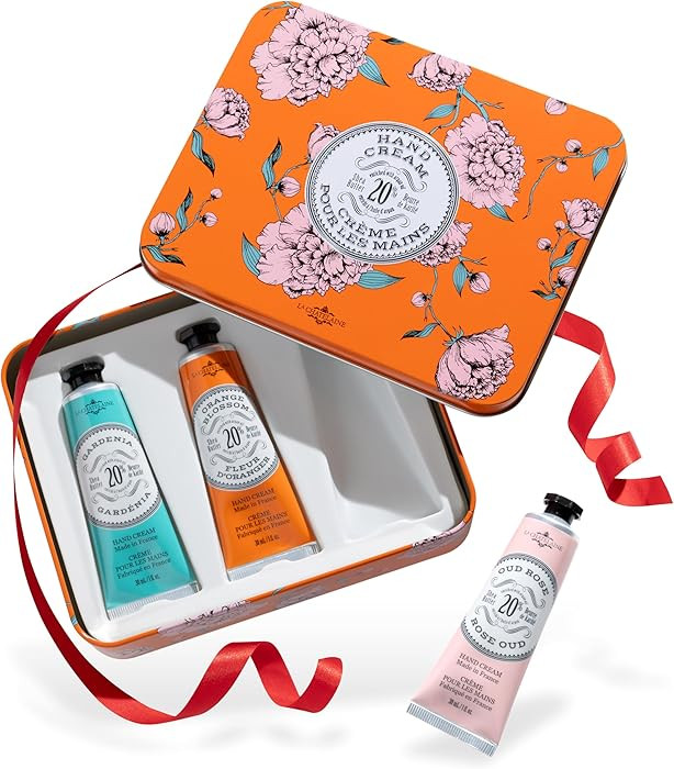 La Chatelaine Hand Cream Trio Tin, Holiday Gift Set, Natural Hand Lotion, Made in France with 20%... | Amazon (US)