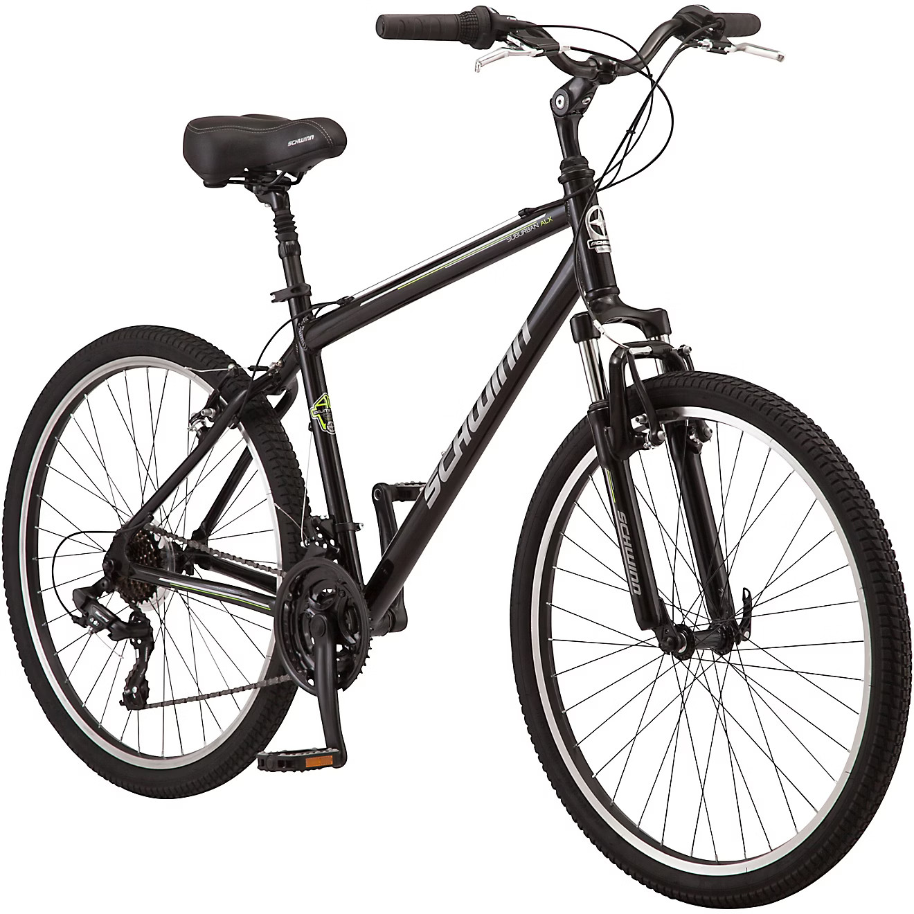 Schwinn Men's Suburban ALX 26 in 21-Speed Hybrid Bike | Academy | Academy Sports + Outdoors