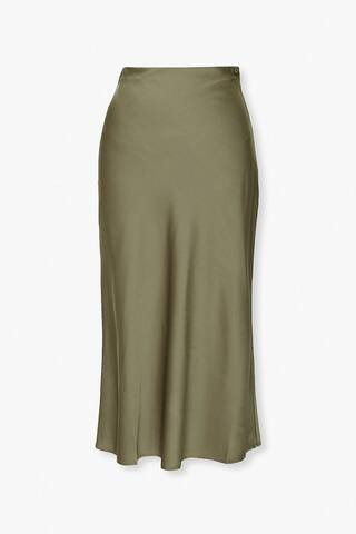 High-Rise Midi Skirt | Forever 21 (US)