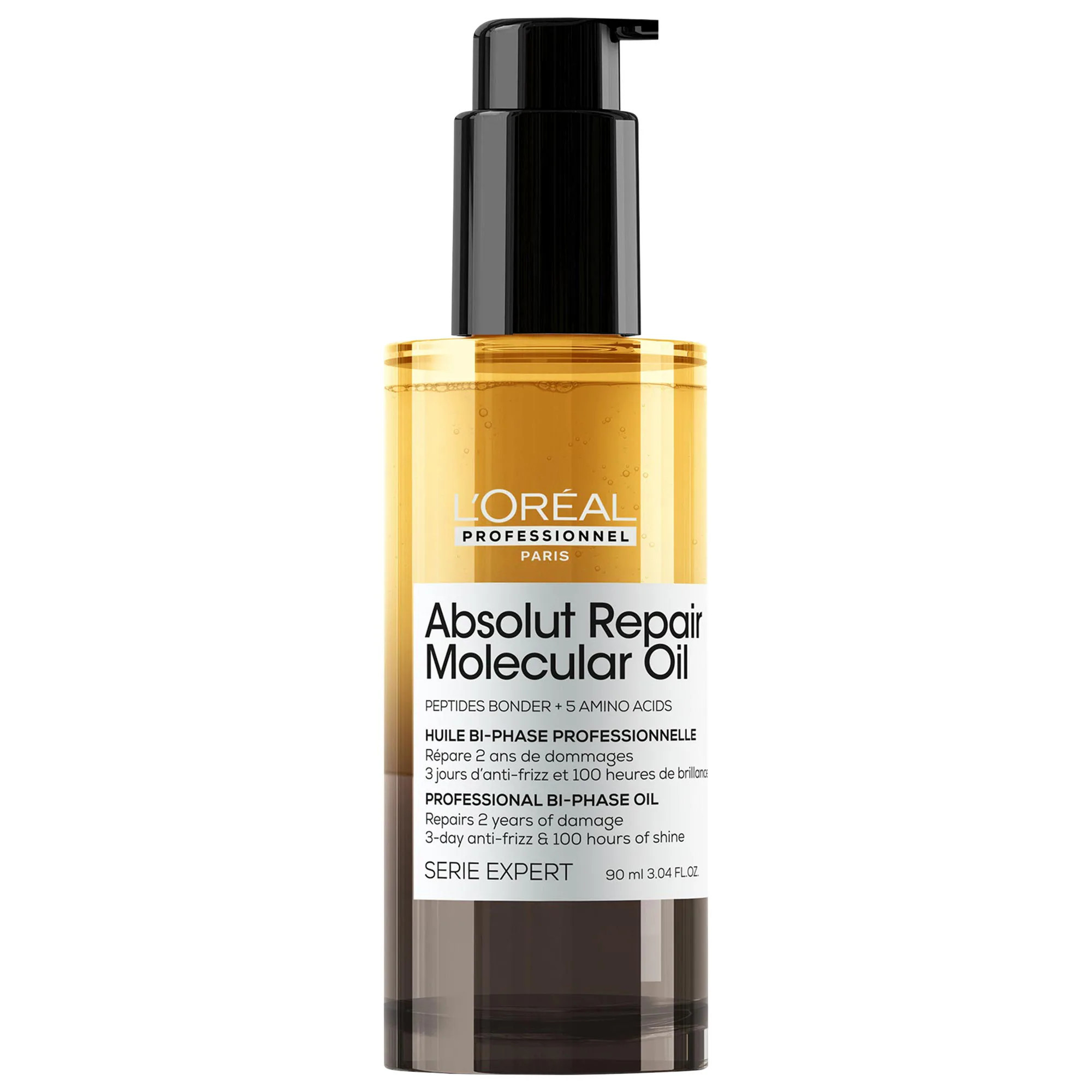 L'Oréal Professionnel Absolut Repair Molecular Dual Oil for Damaged Hair 3.04 oz/90 mL | Sephora (US)