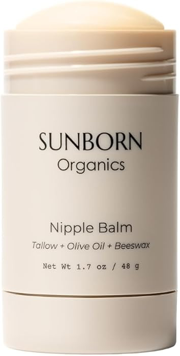 Nipple Balm | Nursing-Safe Natural Breastfeeding Nipple Cream (Lanolin-Free, Three Edible Natural... | Amazon (US)