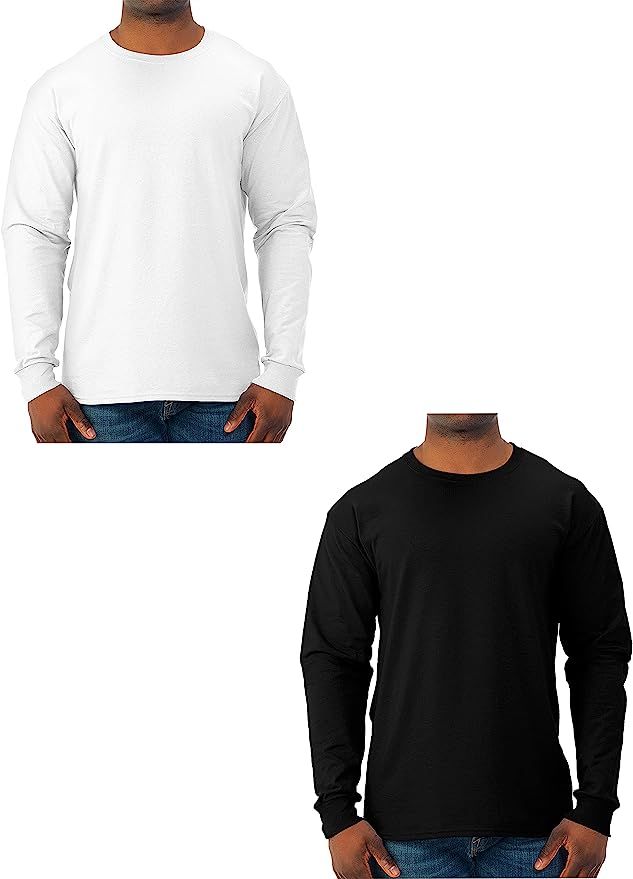 Jerzees Men's Dri-Power Long Sleeve T-Shirt | Amazon (US)