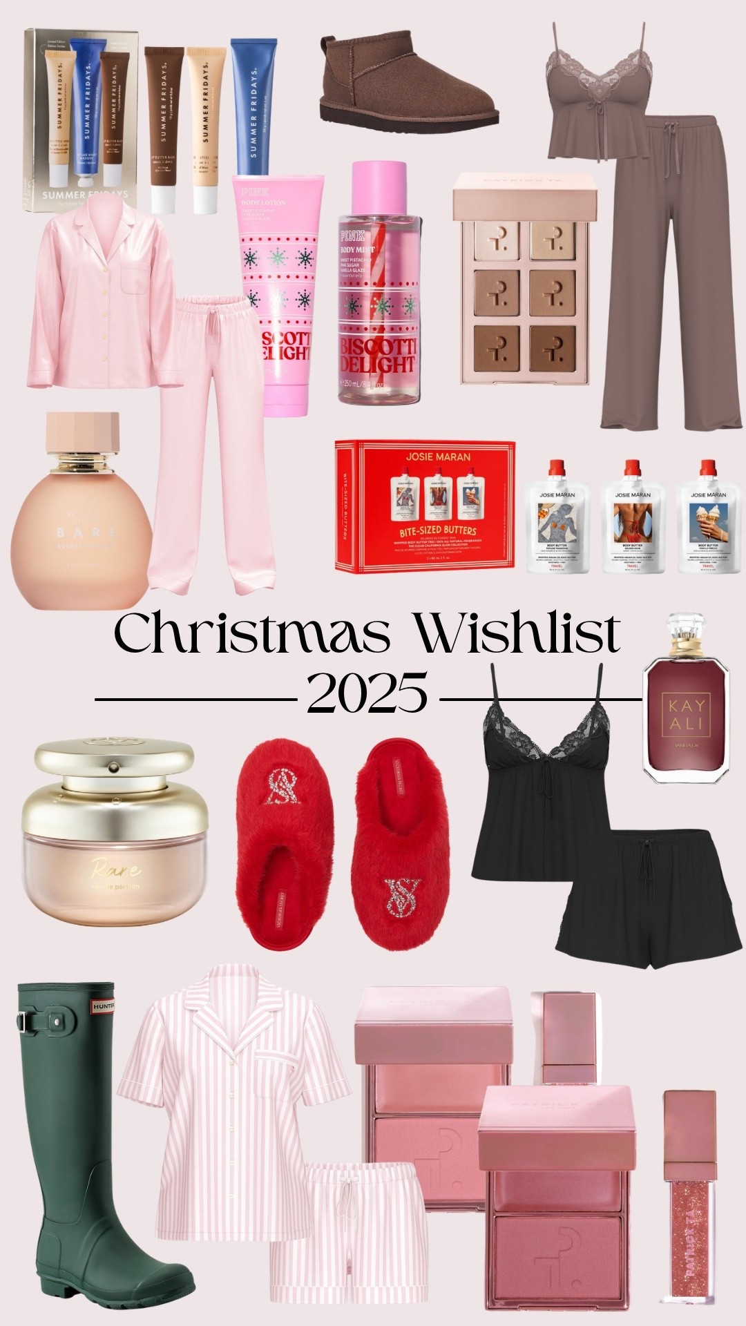 Christmas 2025 wishlist/gift guide! 
For the ultimate IT girl in your life 🎀 

Cozy Pjs, Slippers, Perfume, Makeup, Beauty, Shoes

Holiday Gift Guide, Christmas Gift Ideas, Christmas Wishlist, Gift Ideas, Gifting Season

#LTKGiftGuide #LTKHoliday #LTKBeauty