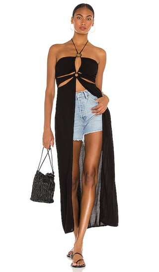 Tekoa Maxi Top in Black | Revolve Clothing (Global)