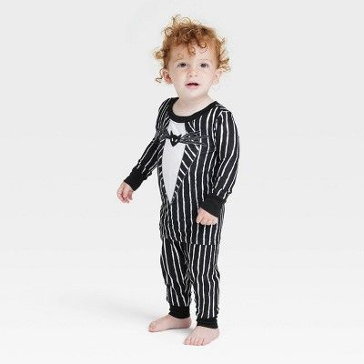 Toddler Boys' Disney The Nightmare Before Christmas Jack Skellington Pajama Set - Black | Target