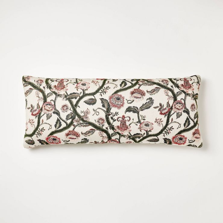 Woven Floral Throw Pillow - Threshold™ designed with Studio McGee | Target