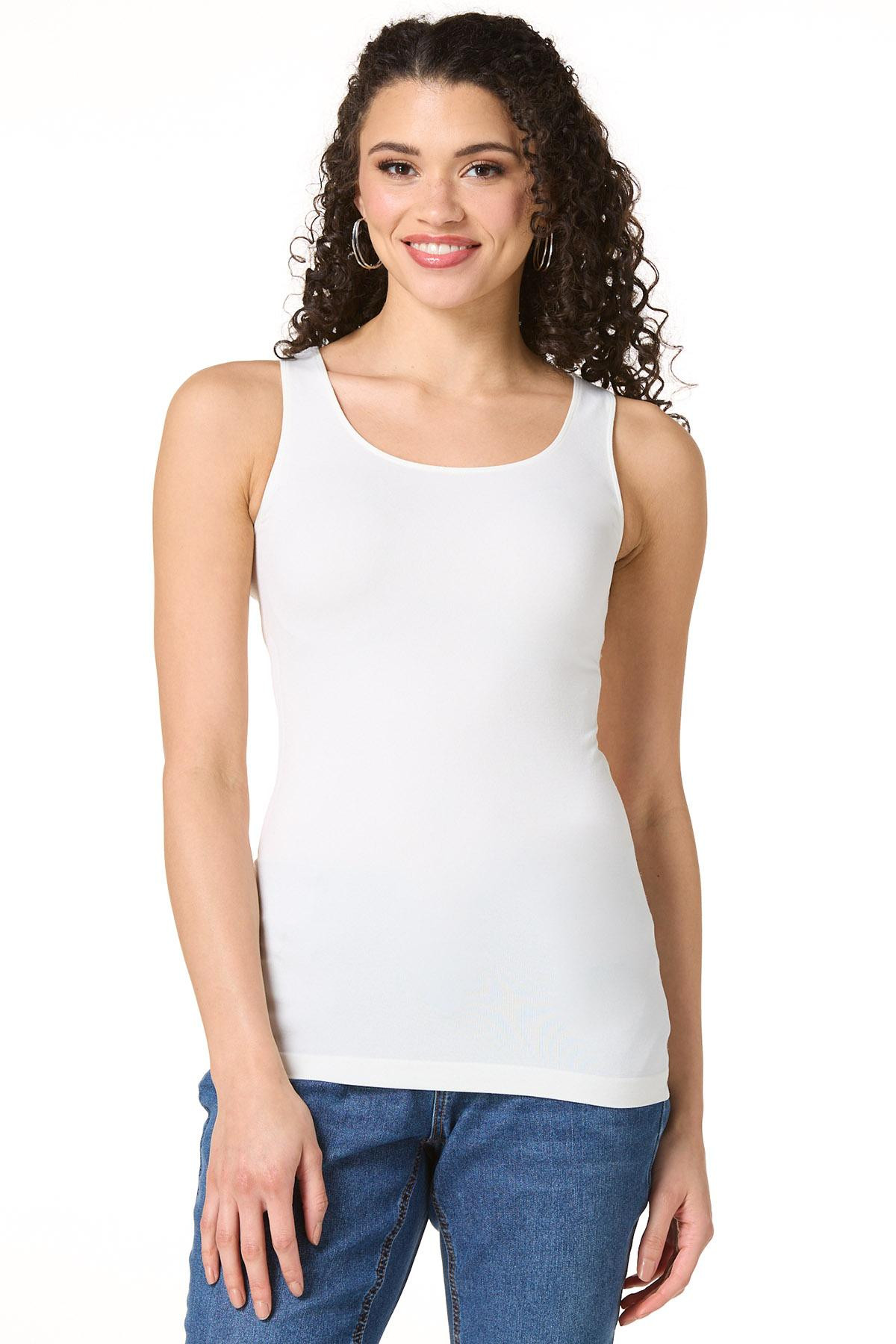 Body Solutions - Solid Stretch Tank | Cato Fashions
