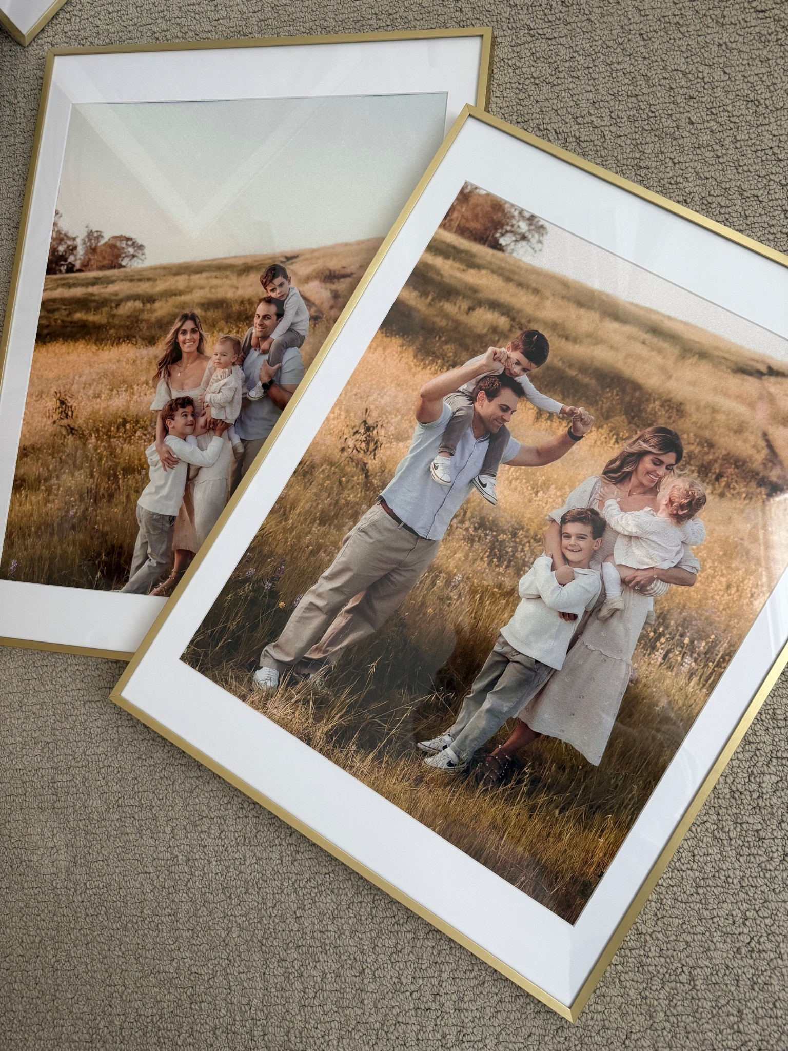 Updating some photos in my bedroom 🏠 i was on the hunt for new picture frames in my bedroom and found these 😍 They are from Wayfair and part of the Way Day Sale! I got the 18x24 sized frames.  They come in a bunch of sizes. 

Wayfair, gold picture frames, gallery wall, family photos, bedroom wall photos, oversized picture frames 

#LTKSaleAlert #LTKHome