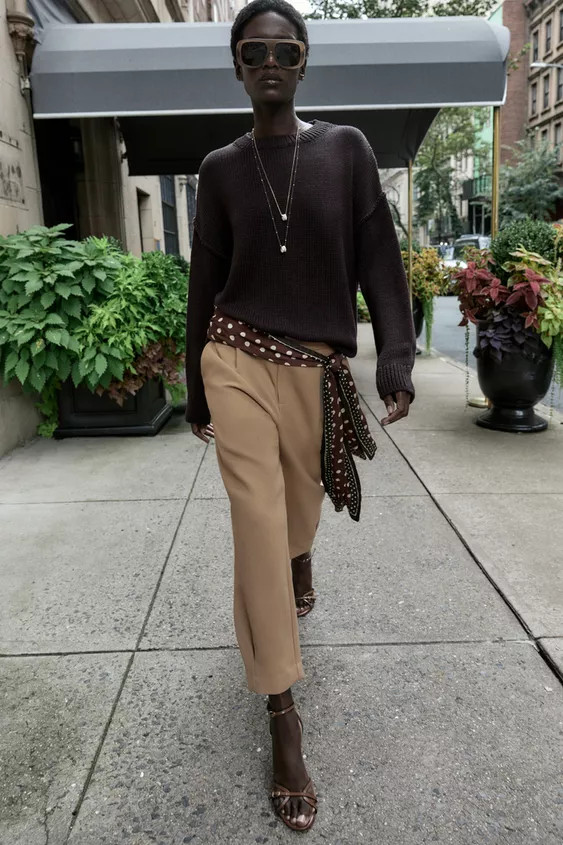 PLEATED CARROT TROUSERS | Zara UK