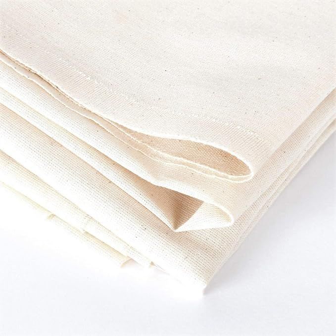 100% Natural Cotton Muslin Fabric - 63in Wide X 3yds Long (Medium Weight) | Amazon (CA)