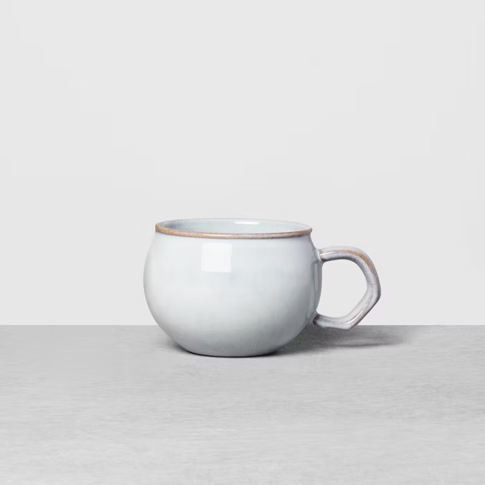 Stoneware Reactive Mug Blue - Hearth & Hand™ with Magnolia | Target