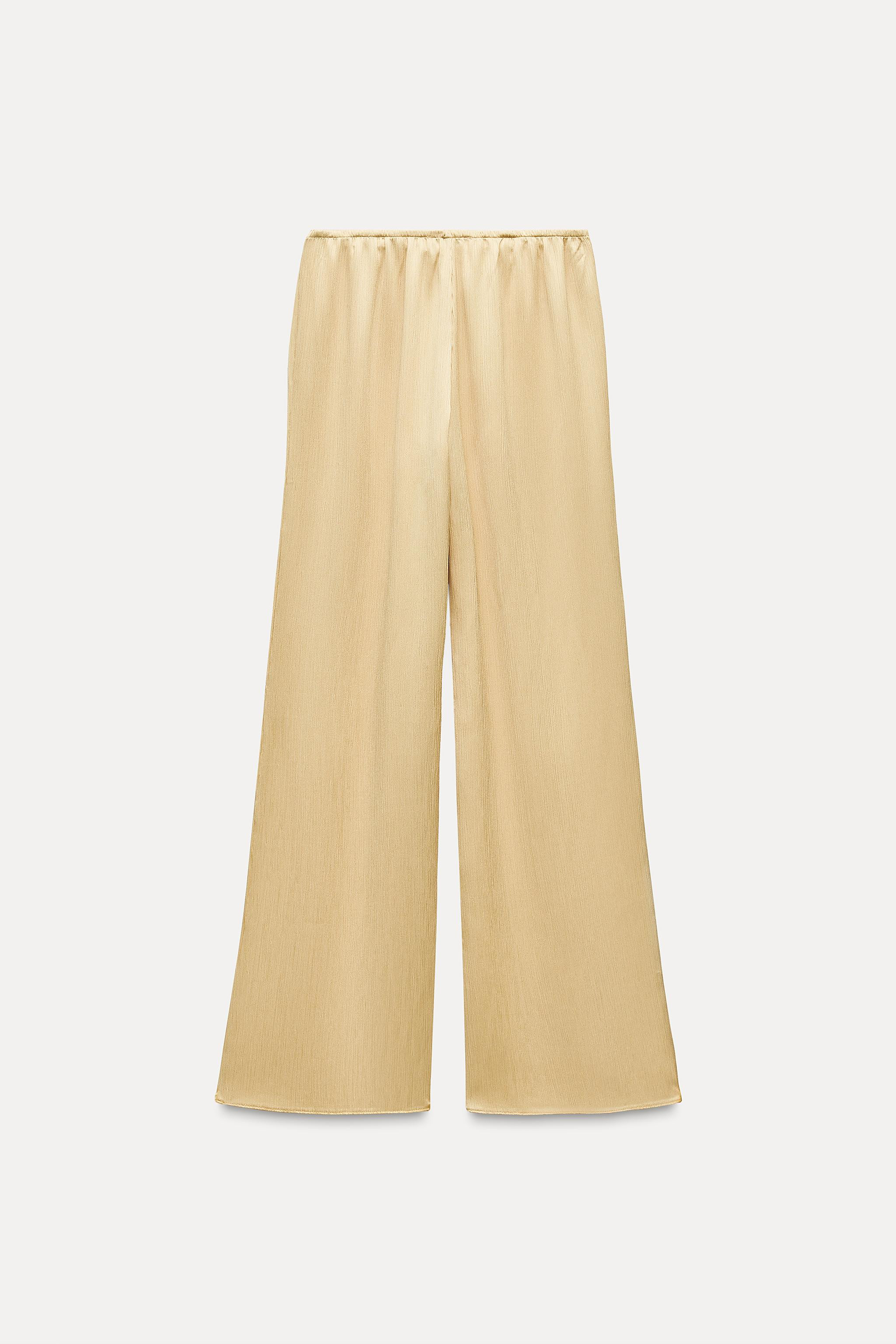 PLEATED WIDE LEG PANTS | Zara US