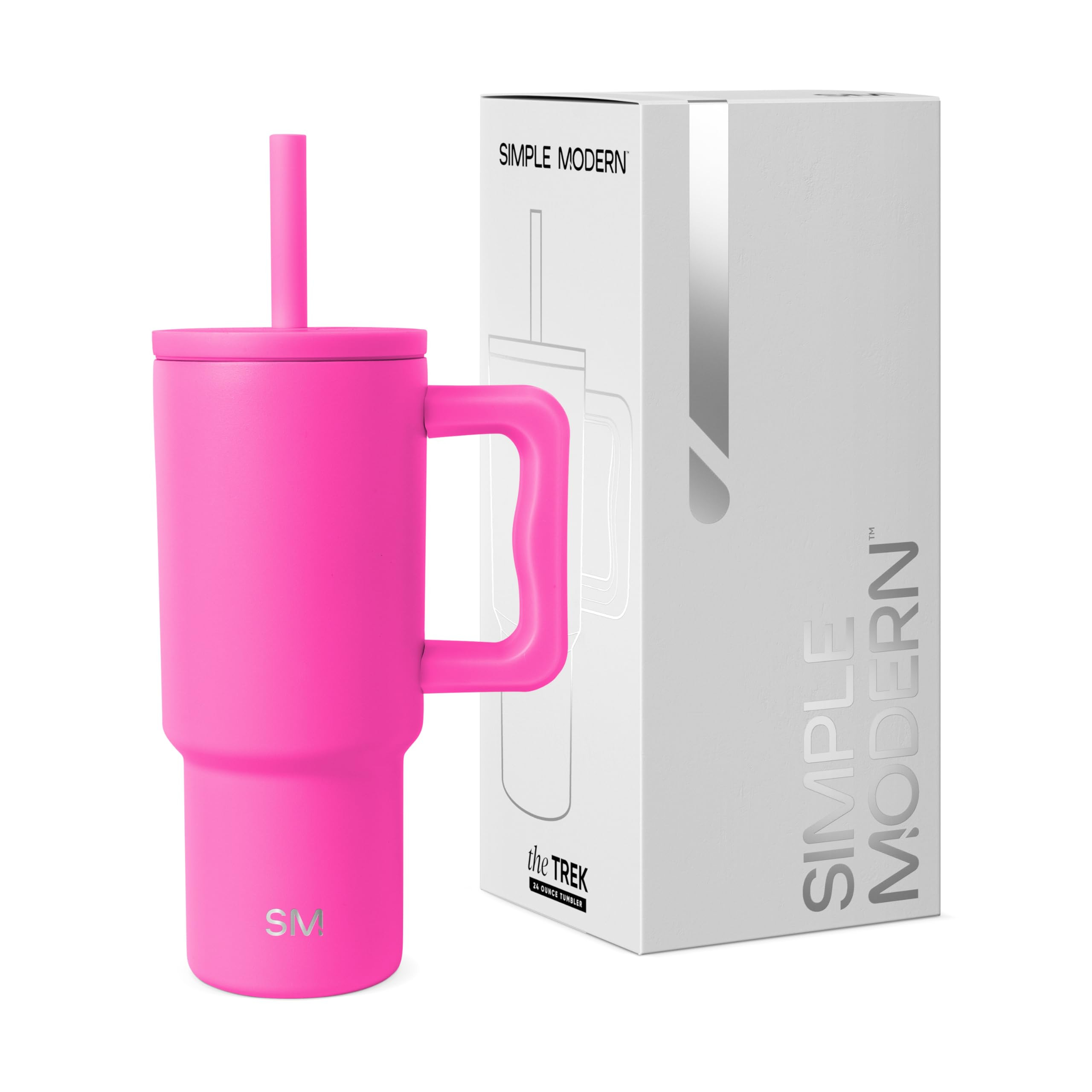 Simple Modern Kids 24 oz Tumbler with Handle and Silicone Straw Lid | Spill Proof and Leak Resist... | Amazon (US)