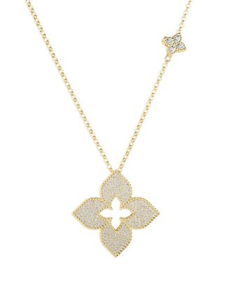 Roberto Coin 18K Gold Venetian Princess Diamond Pendant Necklace, 1.35 tcw | Bloomingdale's Rober... | Bloomingdale's (AU)