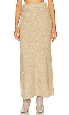 LPA Shai Knit Maxi Skirt in Oat from Revolve.com | Revolve Clothing (Global)
