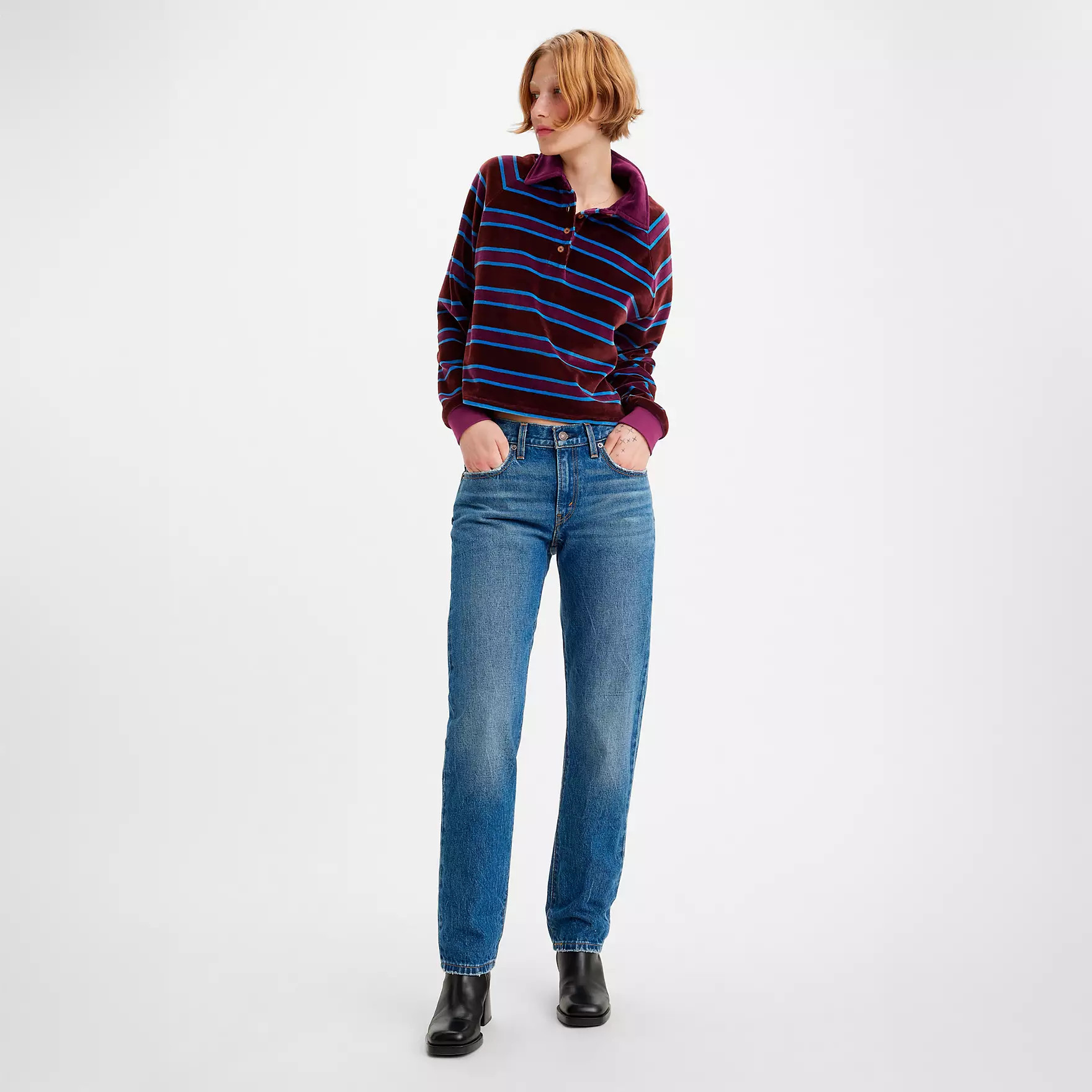 Middy Straight Women's Jeans - Dark Wash | Levi's® US | Levi's US
