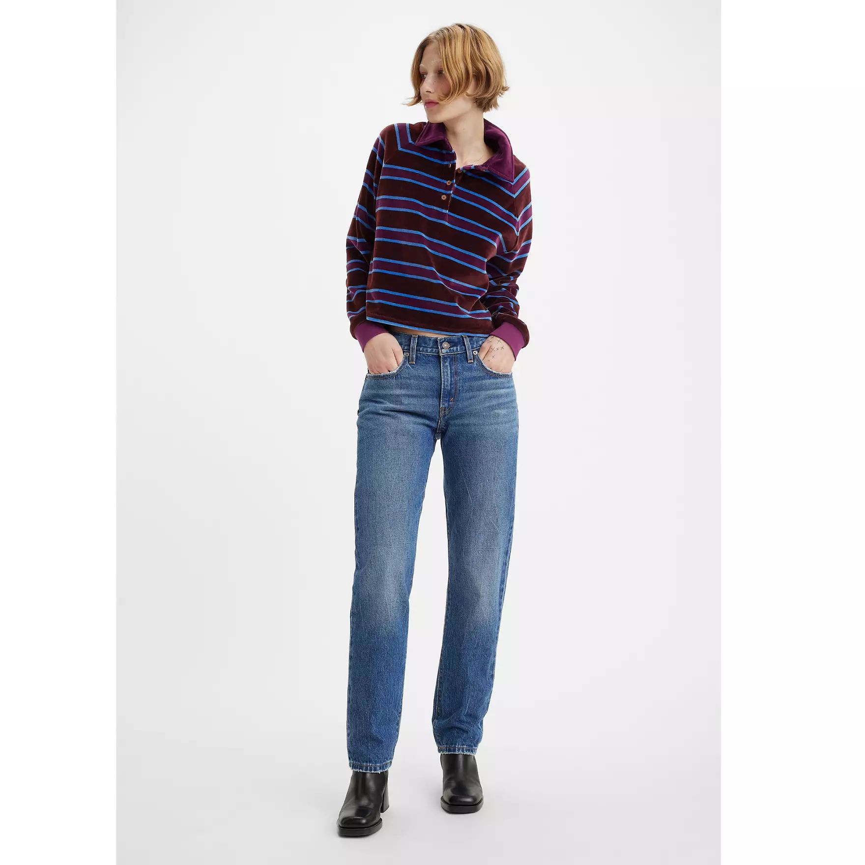 Middy Straight Women's Jeans - Dark Wash | Levi's® US | Levi's US