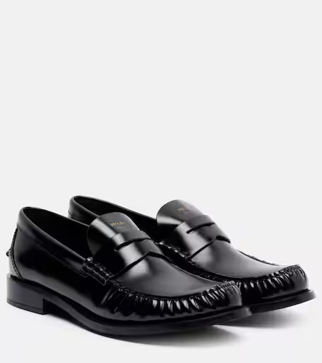 Leather penny loafers | Mytheresa (UK)