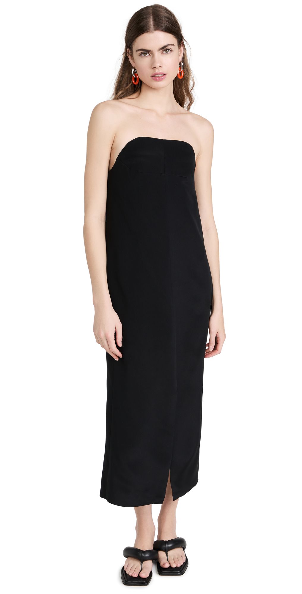 Tibi Silk Lean Strapless Dress | SHOPBOP | Shopbop