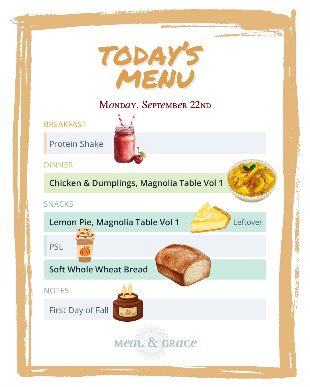 It’s the first day of fall, and I couldn’t help but wonder… does the season begin with the leaves, or with the first ladle of chicken & dumplings? 🍂 Full menu on the blog, 🔗 mealandgrace.blog

What’s on your menu? 

Gracefully yours,
🫶🏻 Jeanie Jo

#LTKHome #LTKFindsUnder100 #LTKSeasonal