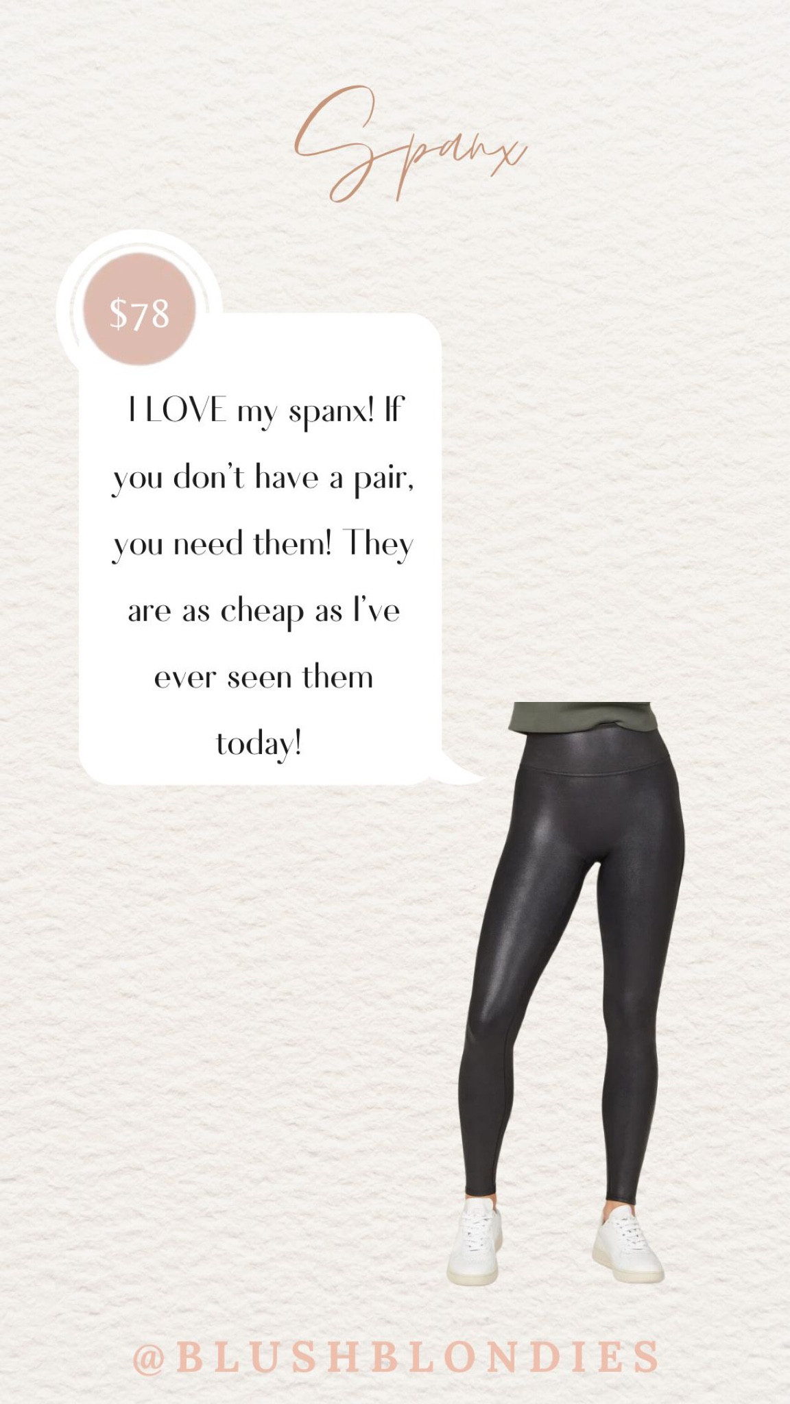 Spanx rarely go on sale!! Grab a few while the price is so low. These are the best leggings!! 

#LTKsalealert #LTKCyberweek #LTKstyletip