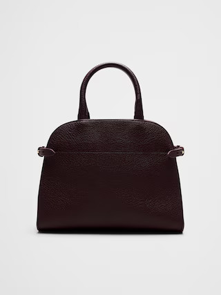 Vegan Leather Satchel Handbag | Banana Republic Factory