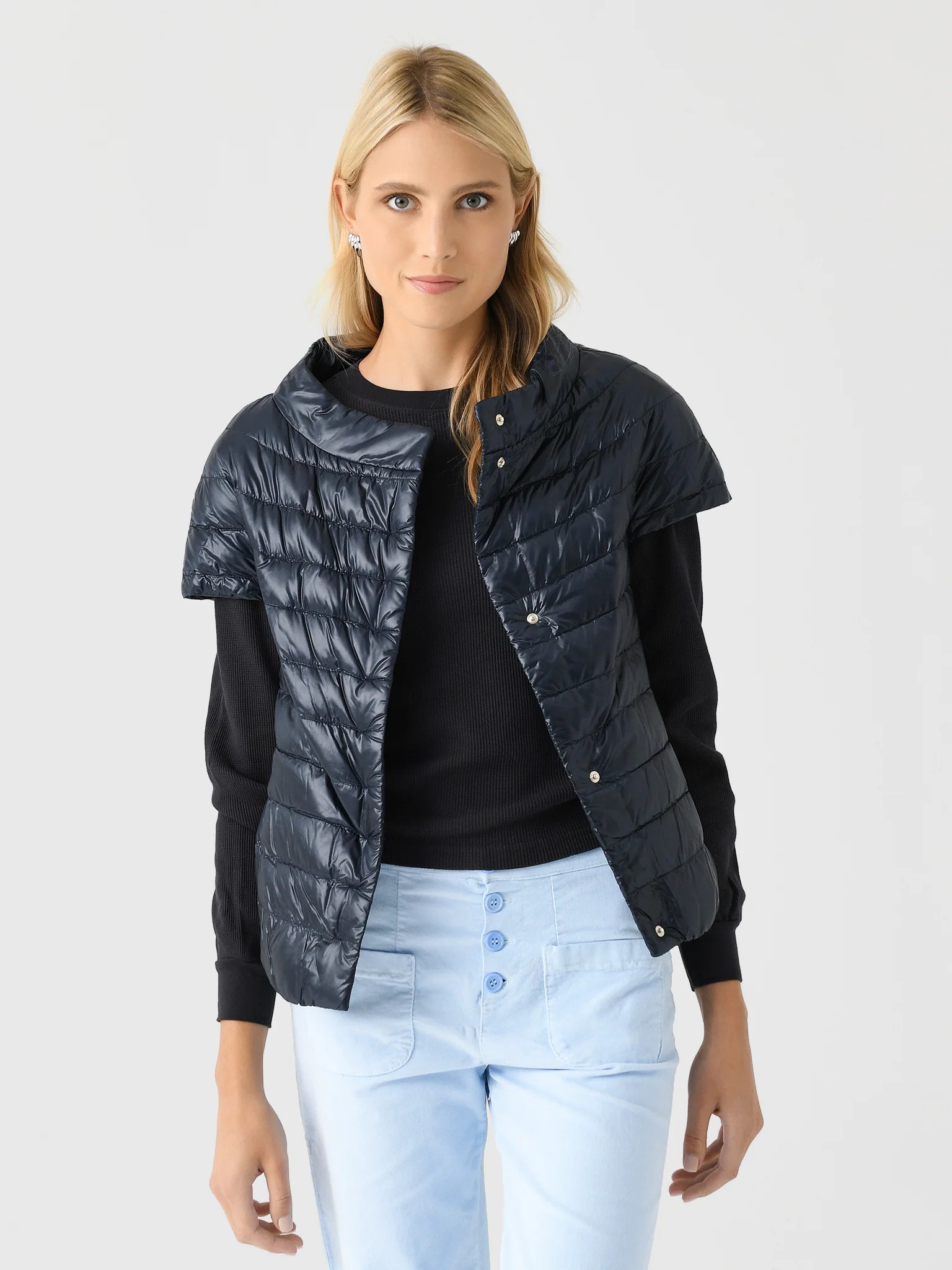 HERNO
                      
                     Women's Emilia Short Sleeve Jacket | Saint Bernard