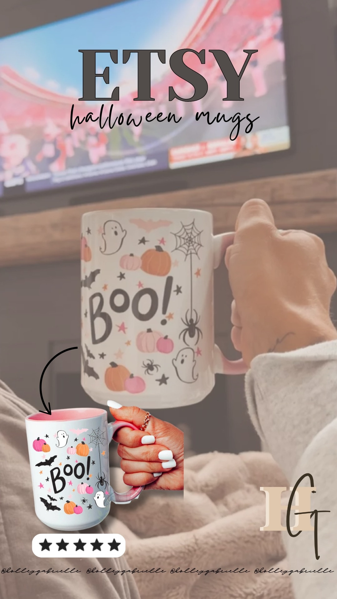 LOVEEEE some festive seasonal mugs✨😍🎃🍂☕️ love the ones I have from this seller on Etsy! 

coffee faves / coffee / gift idea / holiday mug / seasonal mug / holiday cup / Fall / Halloween / boo / coffee cup / Holley Gabrielle 

#LTKStyleTip #LTKSeasonal #LTKFindsUnder50