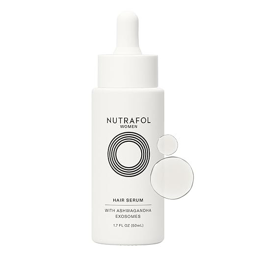 Nutrafol Women's Hair Serum, Supports Visibly Thicker and Stronger Hair, Vegan, Lightweight and F... | Amazon (US)