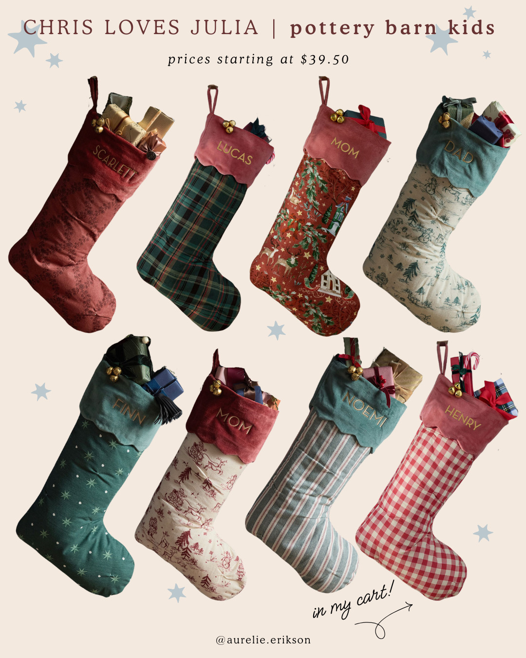 Obsessed with these 🤎🎄 Chris Loves Julia stockings from Pottery Barn Kids! The perfect mix of classic + cozy with that timeless holiday look. 

✨ #ChrisLovesJulia #PotteryBarnKids #ChristmasStockings #ChristmasDecor #HolidayDecor #ChristmasMantel #CozyChristmas #ClassicChristmas #ChristmasHome 

 #LTKstorytime #LTKSeasonal