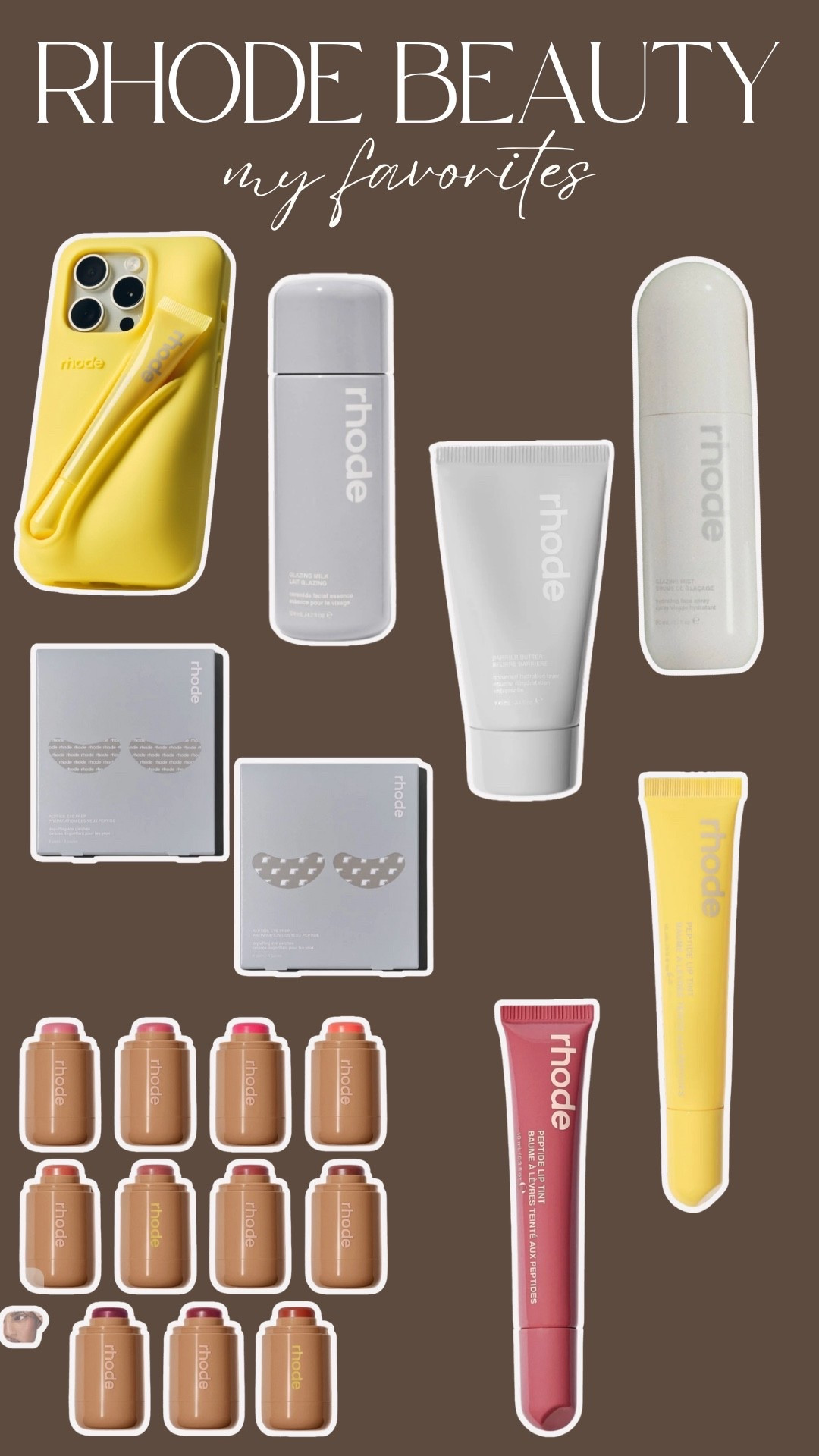 Rhode beauty favorites 

#LTKSeasonal #LTKFindsUnder100 #LTKBeauty